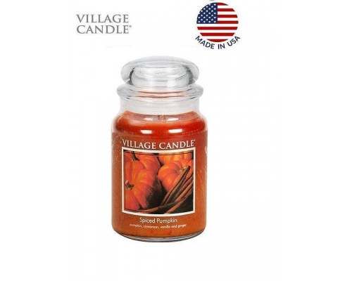 Декоративная свеча Village Candle Пряная тыква (602 грамма)