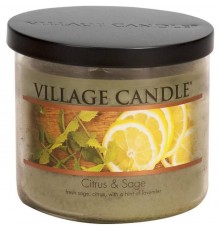 Декоративные свечи Village Candle Цитрус и Шалфей (396 грамм)