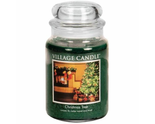 Декоративная свеча Village Candle Рождественская ель (602 грамма)