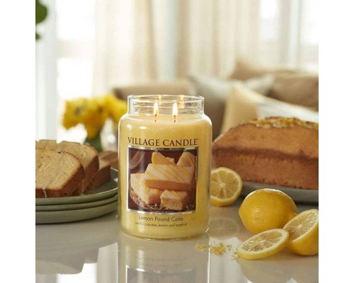Декоративная свеча Village Candle Лимонный Пирог (602 грамма)