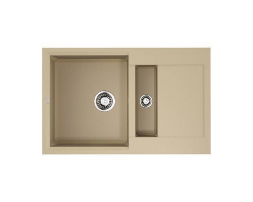 Omoikiri Sakaime 78-2-CH Кухонная мойка Tetogranit 78x50 см, цвет: шампань 4993237