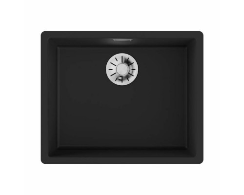 Мойка, OMOIKIRI, Yamakawa, шгв 556-456-220, отверстия для смесителя-отсутствуют, цвет-графит