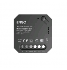 Реле ENGO WIFI, 1x16A, выход NO-COM