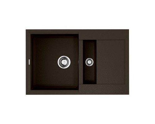 Omoikiri Sakaime 78-2-DC Кухонная мойка Tetogranit 78x50 см, цвет: темный шоколад 4993198