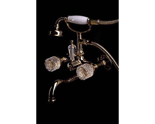 Boheme Crystal Смеситель для раковины высокий, цвет: золото глянцевое 292-CRST Boheme Crystal Смеситель для раковины высокий, цвет: золото глянцевое 292-CRST