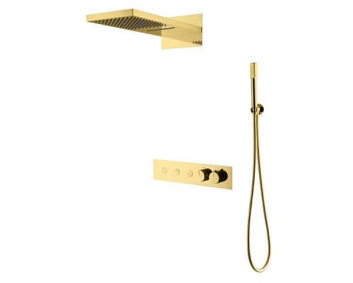 Boheme Fusion Встроенная душевая система с термостатом, трехпозиционная, цвет: gold 131-G