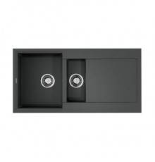 Omoikiri Sakaime 100-2-PL Кухонная мойка Tetogranit 100x50 см, цвет: платина 4993899