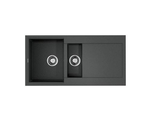 Omoikiri Sakaime 100-2-PL Кухонная мойка Tetogranit 100x50 см, цвет: платина 4993899