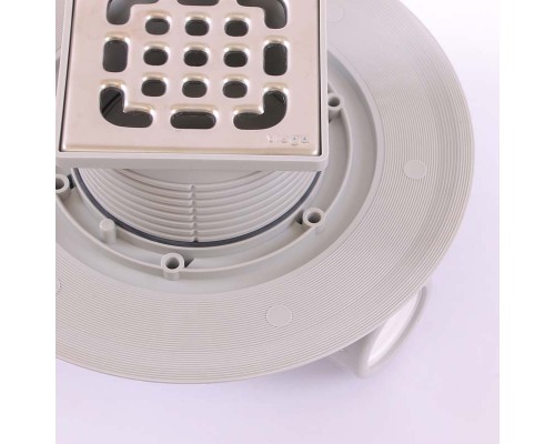 Трап VIEGA проходной с шарнирным отвод 90 град. и съёмным гидрозатвором 50мм