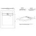 Allen Brau Infinity Душевой поддон 120x90x3h см, цвет: зеленый 8.21003-CGM