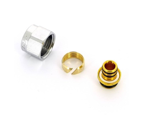 Соединитель FAR 16х2 евроконус 1/2" для м/пл труб