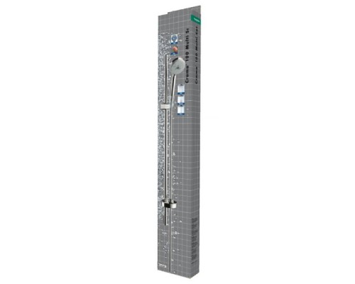 Душевой гарнитур HansGrohe HG Croma 100 Multi со штангой 90 см и мыльницей хром
