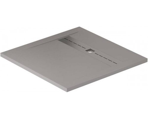 Allen Brau Infinity Душевой поддон 90x90x3h см, цвет: серый 8.21001-PGM