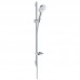 Душевой гарнитур HansGrohe 120 HG Raindance Select E 3jet со штангой 90 см и мыльницей белый/хром