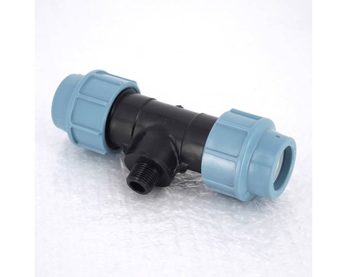 Тройник обжим-Н для труб ПНД UNIDELTA 32x1/2" Тройник обжим-Н для труб ПНД UNIDELTA 32x1/2"