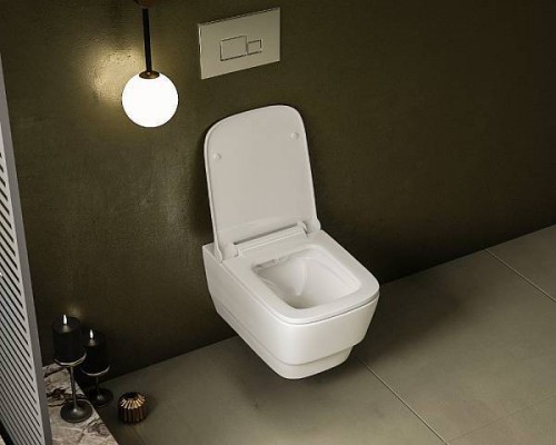 Boheme Bello Унитаз подвесной 35,5х53х32h см, цвет: белый 971-MW