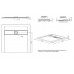 Allen Brau Infinity Душевой поддон 90x90x3h см, цвет: зеленый 8.21001-PWM