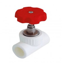 Клапан PP-R бел запорн Дн25х90гр VALFEX 10146025
