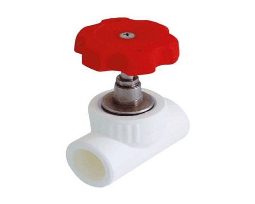 Клапан PP-R бел запорн Дн25х90гр VALFEX 10146025