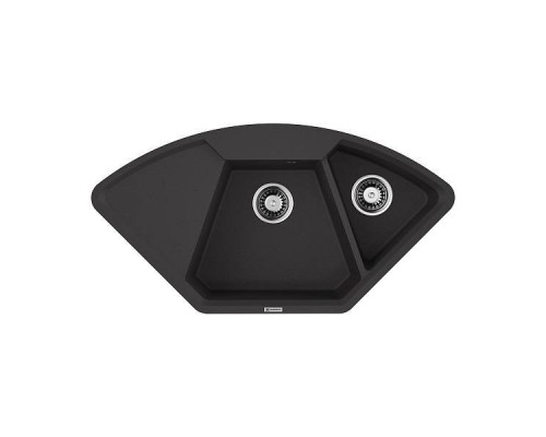 Omoikiri Yonaka 98-C-BL Кухонная мойка Artgranit 98x50 см, цвет: черный 4993716