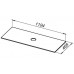 Allen Brau Fantasy Столешница 121x46,8x1h см, цвет: серый 1.11011.GR-S