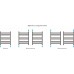 Сунержа Флюид Полотенцесушитель водяной 60x80h, цвет: без покрытия 00-0222-8060