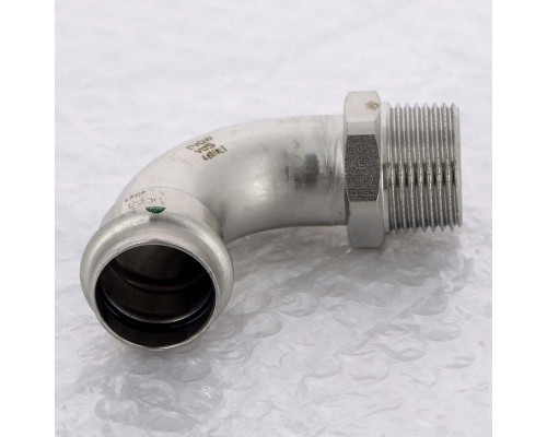 Угол пресс-Н нержавеющая сталь Sanpress Inox VIEGA 28x1"