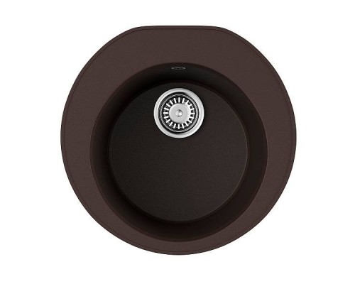 Omoikiri Miya 50-R-DC Кухонная мойка Tetogranit 50,5x49 см, цвет: темный шоколад 4993507