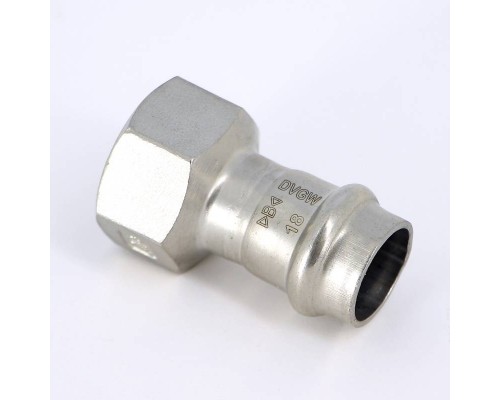 Муфта В-пресс IBP 18 x 3/4" нерж.сталь Муфта В-пресс IBP 18 x 3/4" нерж.сталь