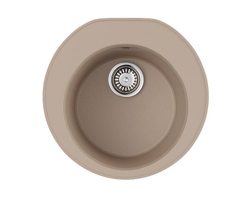 Omoikiri Miya 50-R-CH Кухонная мойка Tetogranit 50,5x49 см, цвет: шампань 4993508