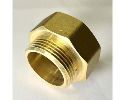 Переход резьбовой DN40х32 В 1.1/2 х Н 1.1/4 латунь