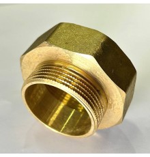 Переход резьбовой DN50х40 В 2.0 х Н 1.1/2 латунь