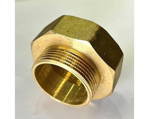 Переход резьбовой DN50х40 В 2.0 х Н 1.1/2 латунь