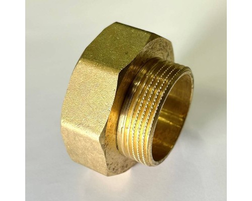 Переход резьбовой DN50х40 В 2.0 х Н 1.1/2 латунь