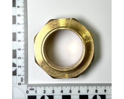 Переход резьбовой DN50х40 В 2.0 х Н 1.1/2 латунь