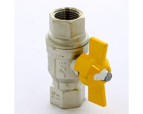 Кран шаровой для газа ВВ BERLIN бабочка ITAP 1/2"