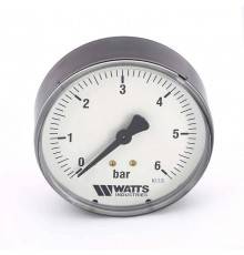 Манометр аксиальный F+R100 WATTS Ind 1/4" 80 мм 6 бар