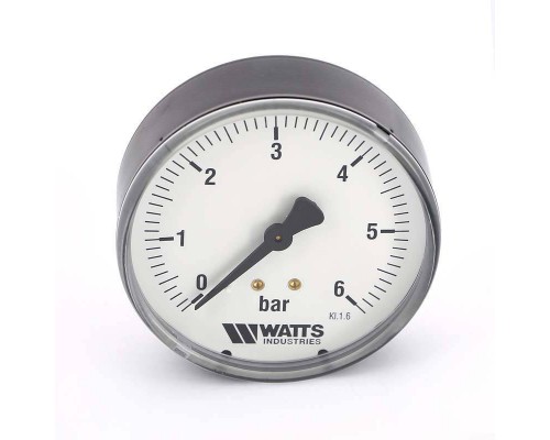 Манометр аксиальный F+R100 WATTS Ind 1/4" 80 мм 6 бар