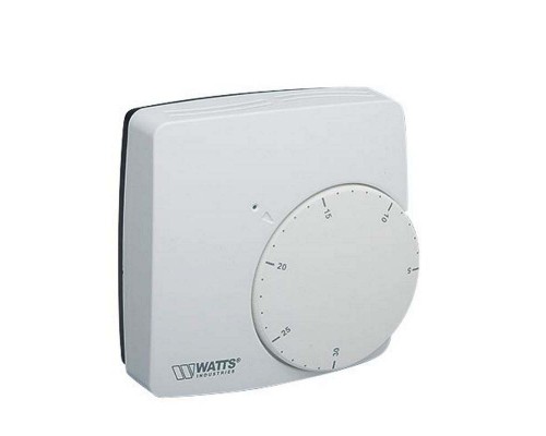 Термостат комнатный WFHT Basic с нормально открытым сервоприводом WATTS Ind 24В