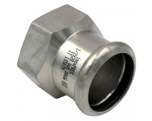 Муфта нерж AISI316L Дн15х3/4" Ру16 пресс/ВР Inoxpres RM 190304015