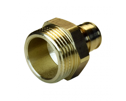 Муфта PE-X лат радиал Дн25х1/2" НР РОС Муфта PE-X лат радиал Дн25х1/2" НР РОС