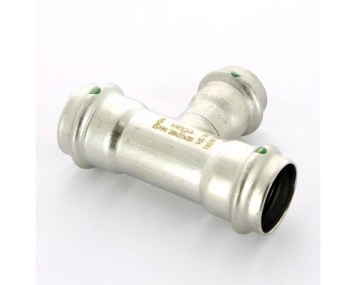 Тройник пресс нержавеющая сталь Sanpress Inox VIEGA 28х22х28