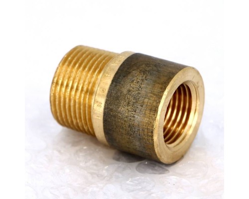 Переходник круглый НВ Viega 3/4" х 1/2" бронза