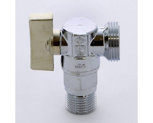 Миникран НН угловой для стиральных машин MINNESOTA хромированный BUGATTI 1/2"х3/4"
