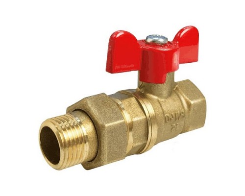 Кран шар лат 11Б27фт1М Ду25 Ру40 м/амер полн баб VALFEX VF.227.LB1.100