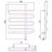 Сунержа Эпатаж Полотенцесушитель электрический 60x80h, прав., цвет: мат. черный 31-0551-8060