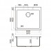 Omoikiri Bosen 57-WH Кухонная мойка Tetogranit 57x50 см, цвет: белый 4993148