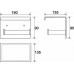 Boheme New Venturo Держатель туалетной бумаги подвесной, 19х13,5хh9 см, цвет: chrome 10311-CR