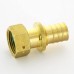 Муфта аксиальная-В Uni-Fitt 25 x 3/4" с накидной гайкой плоской прокладкой
