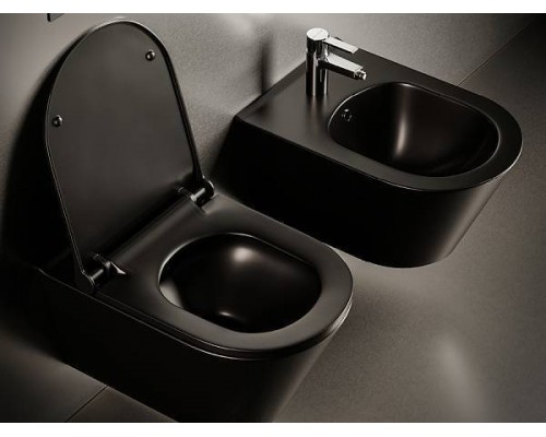 Boheme Avva Биде подвесное 35,5х53х35h см, цвет: black 974-B